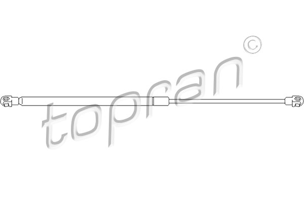 Sprężyna gazowa TOPRAN 301 026