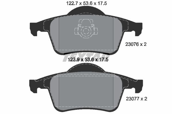 Klocki hamulcowe TEXTAR 2307602