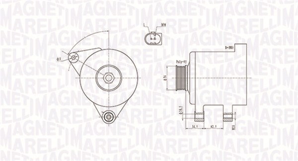 Alternator MAGNETI MARELLI 063731546010