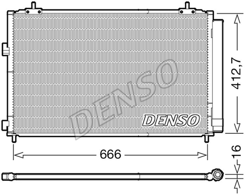 Skraplacz klimatyzacji DENSO DCN50059