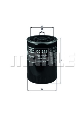 Filtr oleju KNECHT OC 248