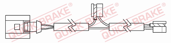 Czujnik zużycia klocków QUICK BRAKE WS 0374 A