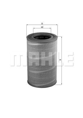 Filtr powietrza MAHLE LX 612