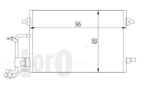 Skraplacz klimatyzacji ABAKUS 053-016-0014