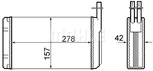 Nagrzewnica MAHLE AH 68 000S
