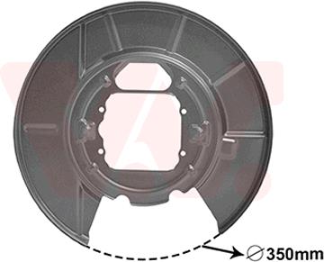 Tarcza kotwiczna VAN WEZEL 0685373