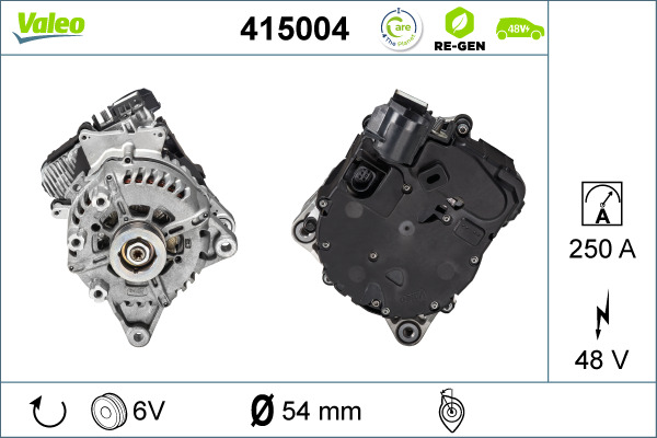 Rozrusznikoalternator VALEO 415004