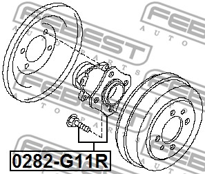 Piasta koła FEBEST 0282-G11R