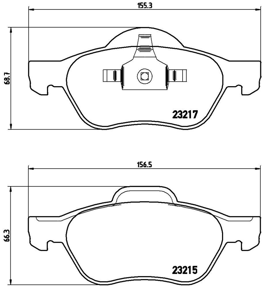 Klocki hamulcowe BREMBO P 68 048X