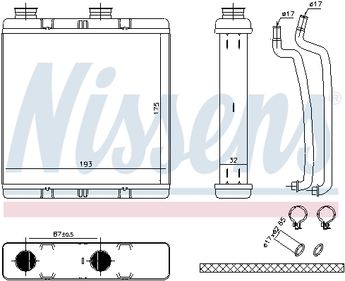 Nagrzewnica NISSENS 707173