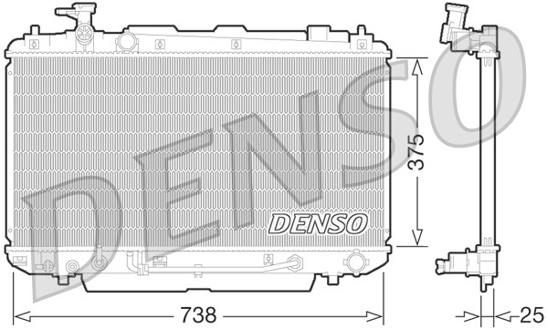 Chłodnica DENSO DRM50064
