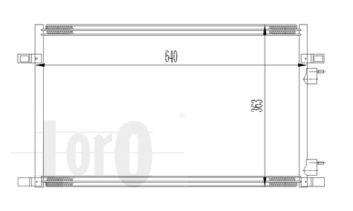 Skraplacz klimatyzacji ABAKUS 042-016-0010