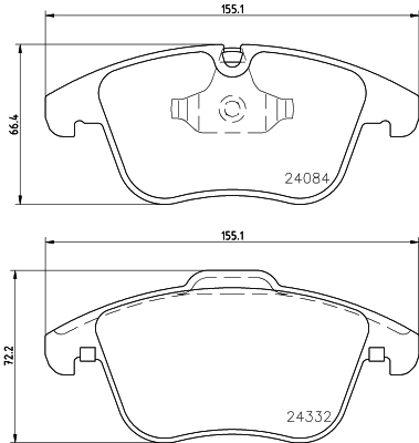 Klocki hamulcowe HELLA 8DB 355 013-731