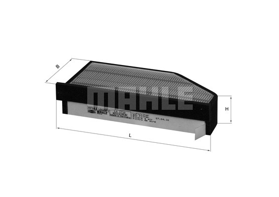 Filtr powietrza MAHLE LX 1710