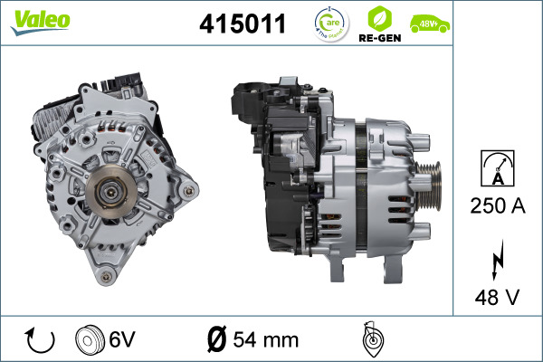Rozrusznikoalternator VALEO 415011