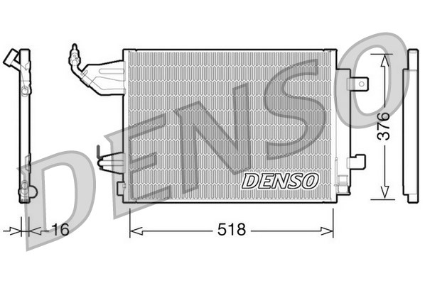 Skraplacz klimatyzacji DENSO DCN16001