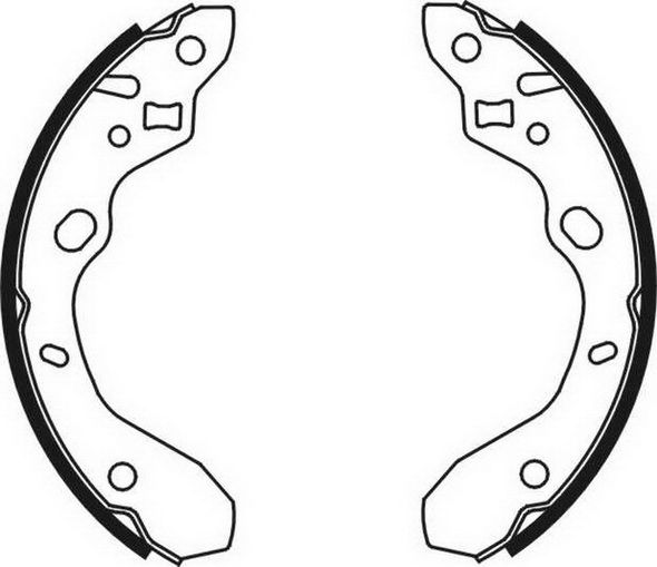 Szczęki hamulcowe ABE C03042ABE