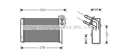Nagrzewnica AVA QUALITY COOLING RT6048