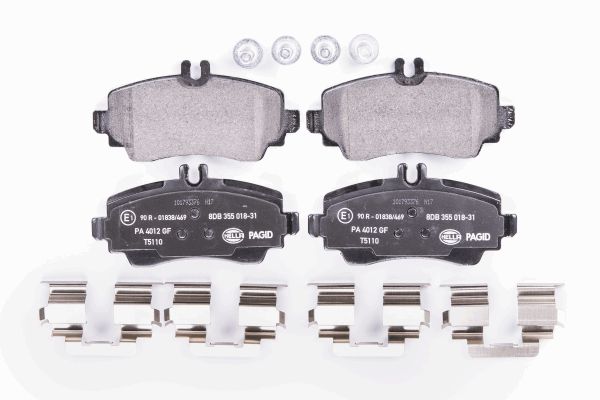 Klocki hamulcowe HELLA 8DB 355 018-311