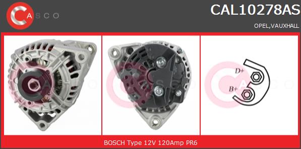 Alternator CASCO CAL10278AS