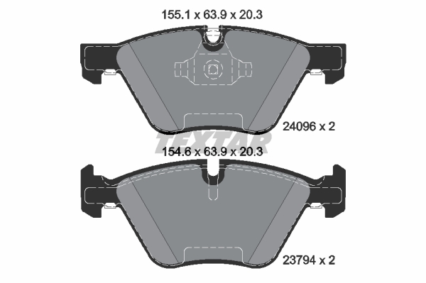 Klocki hamulcowe TEXTAR 2409601