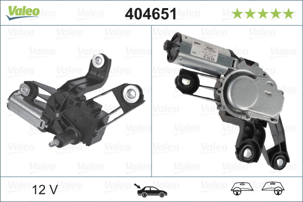 Silnik wycieraczek VALEO 404651
