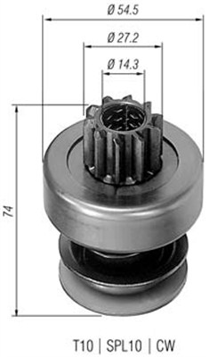 Bendiks rozrusznika MAGNETI MARELLI 940113020134