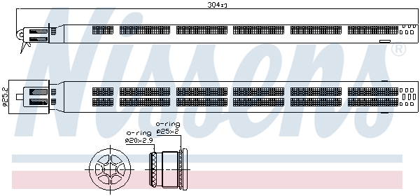 Osuszacz klimatyzacji NISSENS 95745