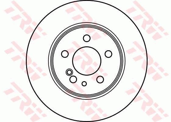 Tarcza hamulcowa TRW DF2594