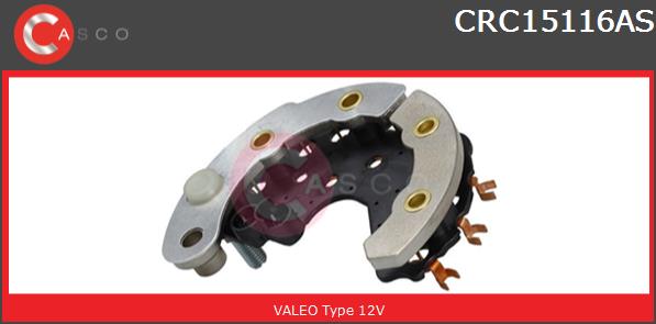 Mostek prostowniczy alternatora CASCO CRC15116AS