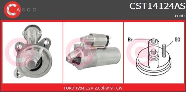 Rozrusznik CASCO CST14124AS