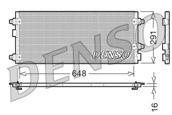 Skraplacz klimatyzacji DENSO DCN13003