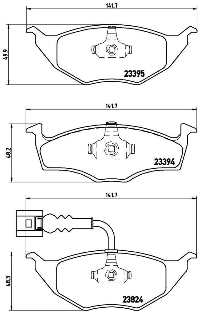 Klocki hamulcowe BREMBO P 85 063