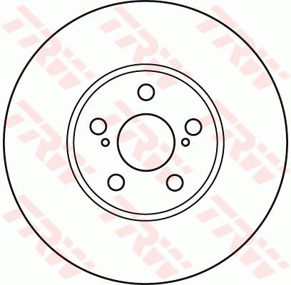 Tarcza hamulcowa TRW DF4871