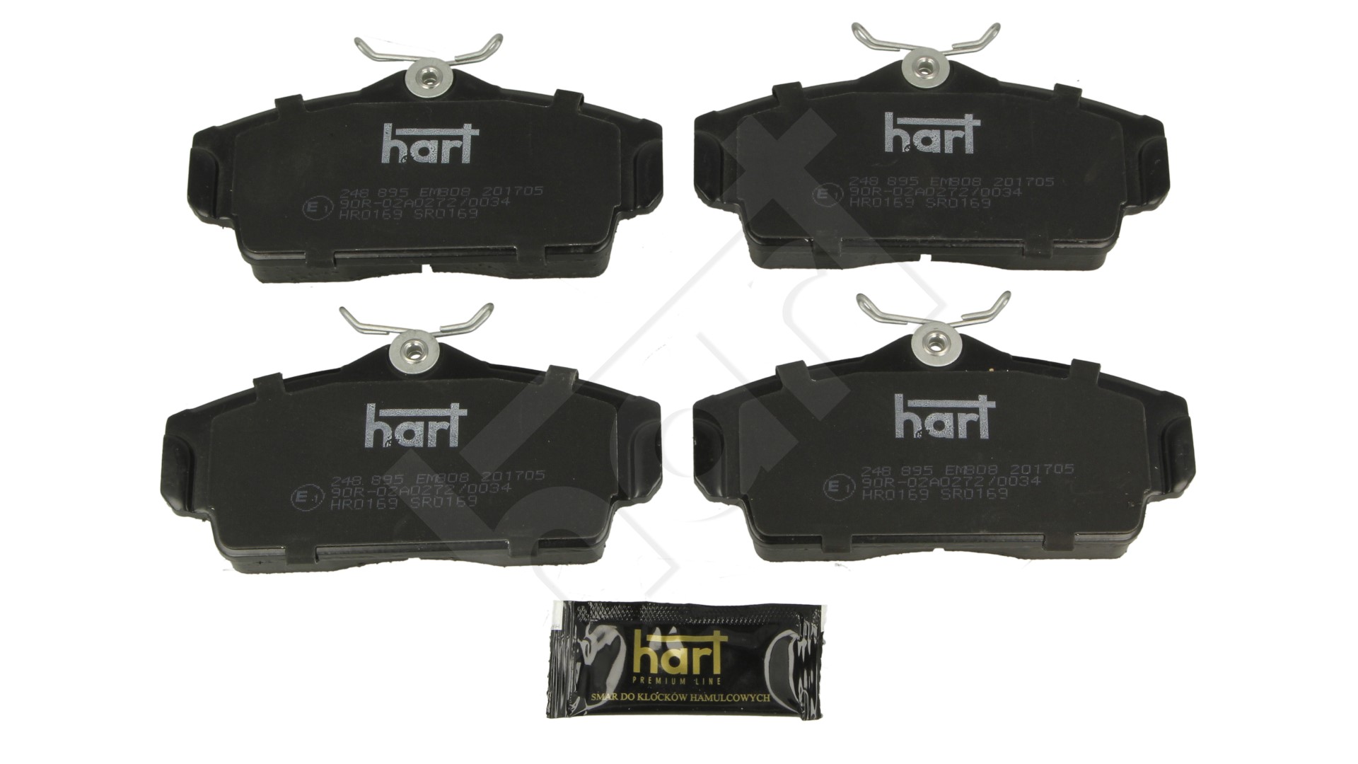 Klocki hamulcowe HART 248 895