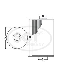 Filtr oleju SCT GERMANY SH 4071 L