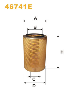 Filtr powietrza WIX FILTERS 46741E