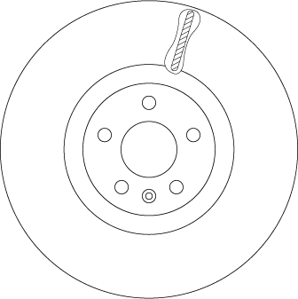 Tarcza hamulcowa TRW DF6939S