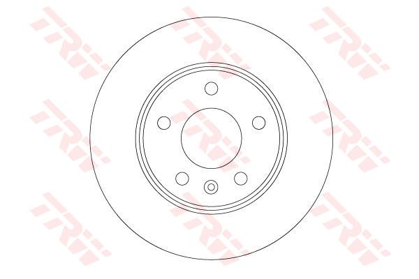 Tarcza hamulcowa TRW DF6915