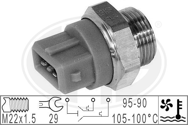 Włącznik wentylatora ERA 330781