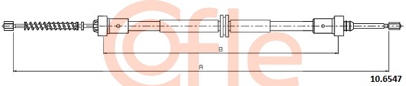 Linka hamulca ręcznego COFLE 92.10.6547