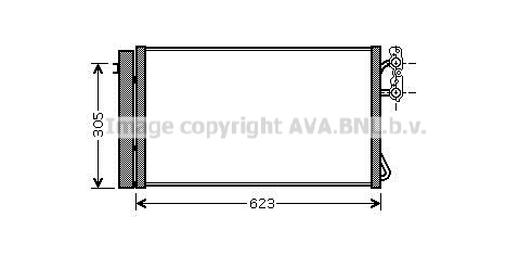 Skraplacz klimatyzacji AVA QUALITY COOLING BWA5296D
