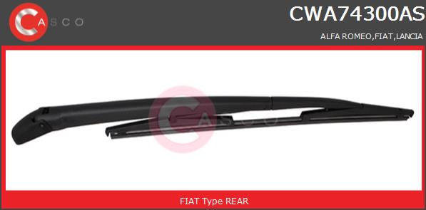 Ramię wycieraczki CASCO CWA74300AS
