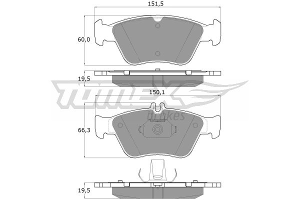 Klocki hamulcowe TOMEX BRAKES TX 11-47