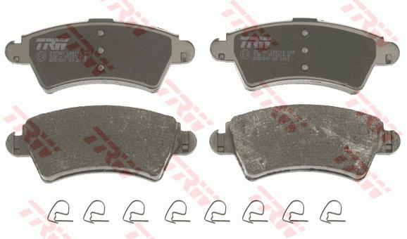 Klocki hamulcowe TRW GDB1501