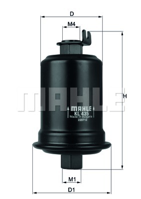 Filtr paliwa KNECHT KL 435