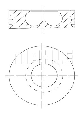 Tłok MAHLE 081 PI 00123 001