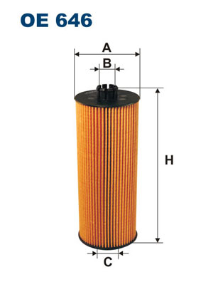 Filtr oleju FILTRON OE646
