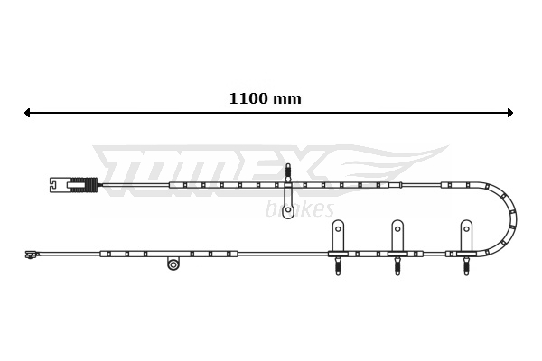 Czujnik zużycia klocków TOMEX BRAKES TX 30-71