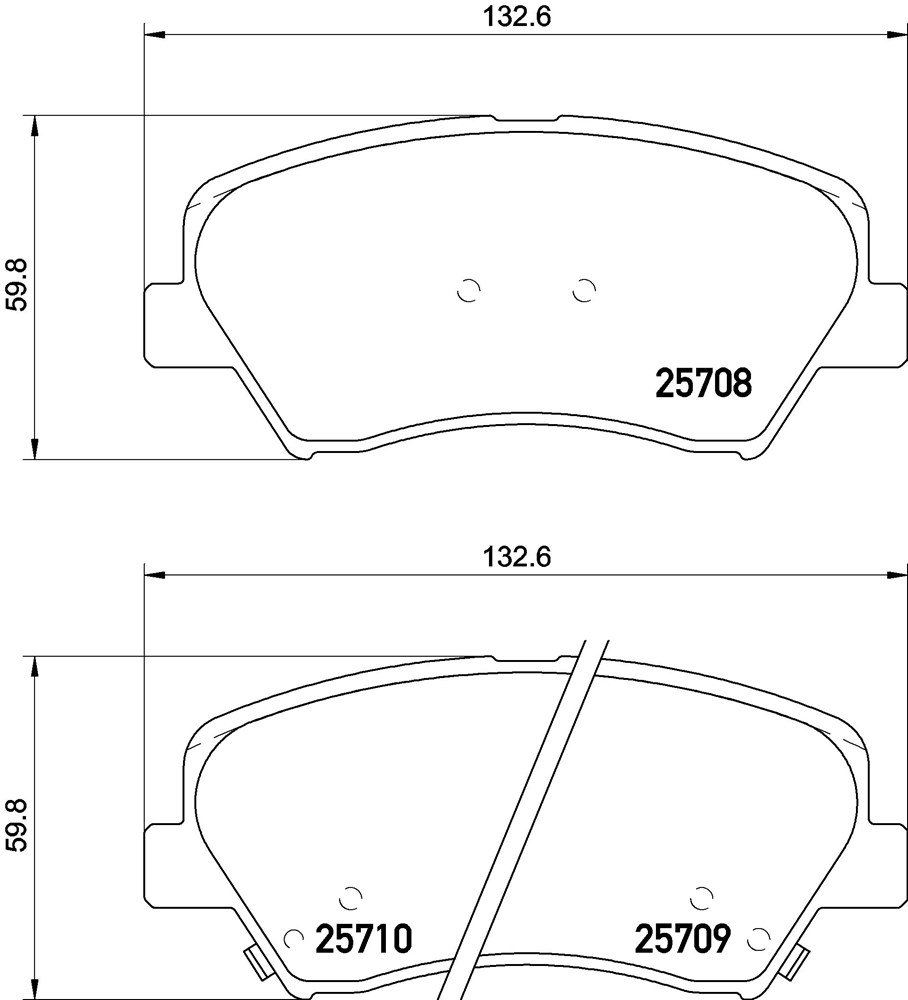 Klocki hamulcowe BREMBO P 30 073X